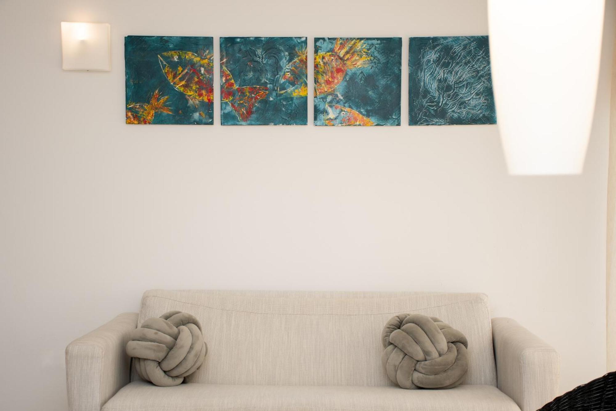 Hotel Capilla Del Mar Cartagena Exteriör bild A set of four paintings by the artist